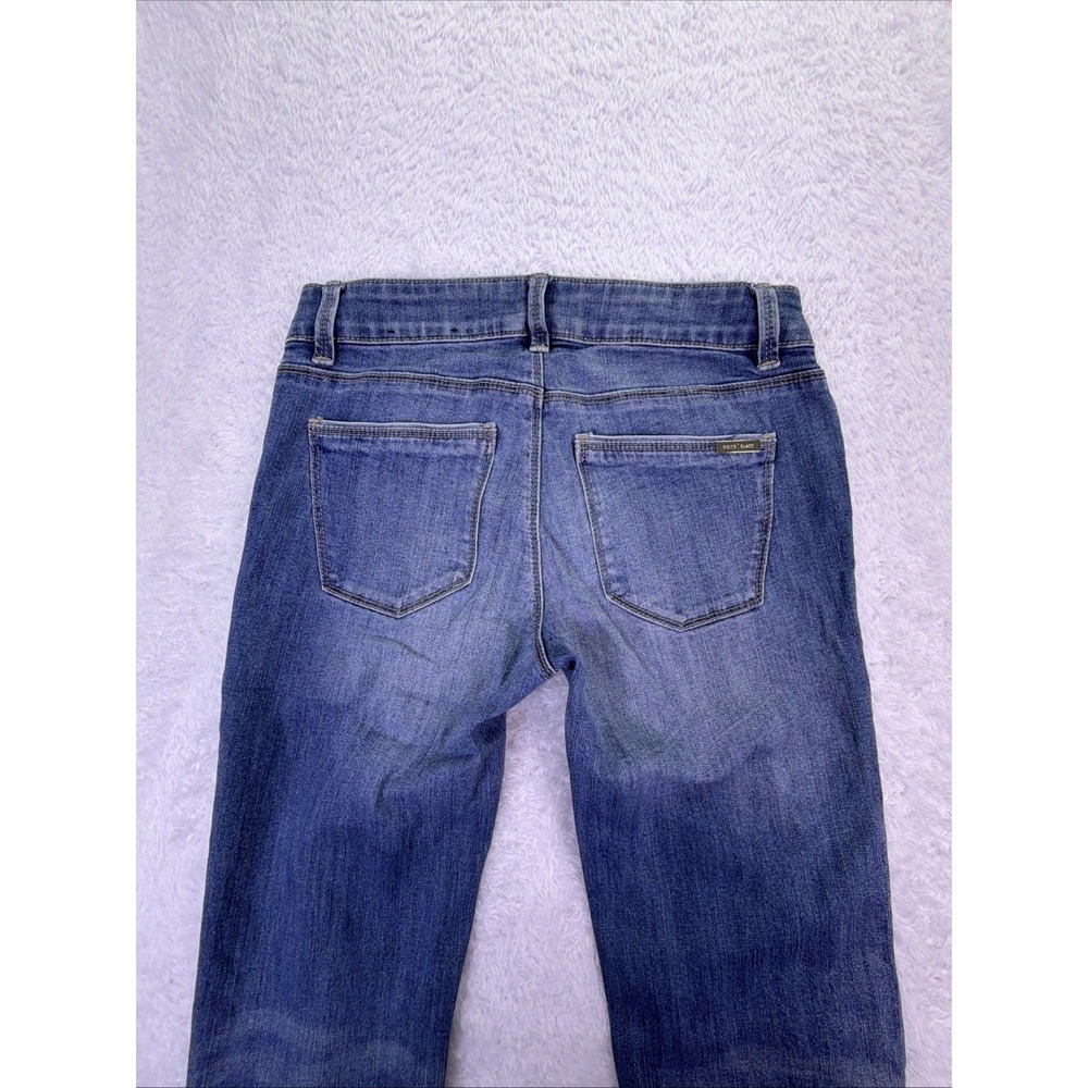 WHBM Low Rise Slim Jeans Womens Size 0R Denim Stretch Distressed 27x32 - Picture 4 of 5
